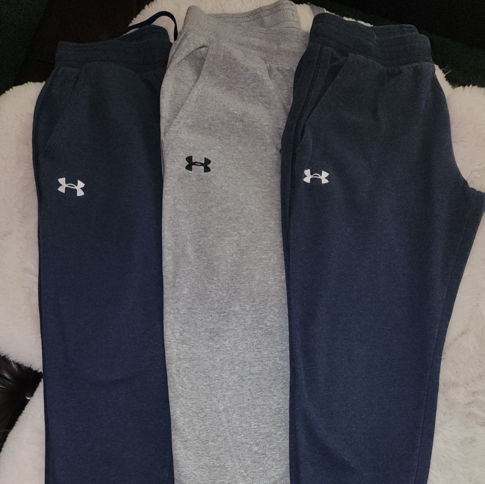 Under Armour Men's Navy and Gray Joggers